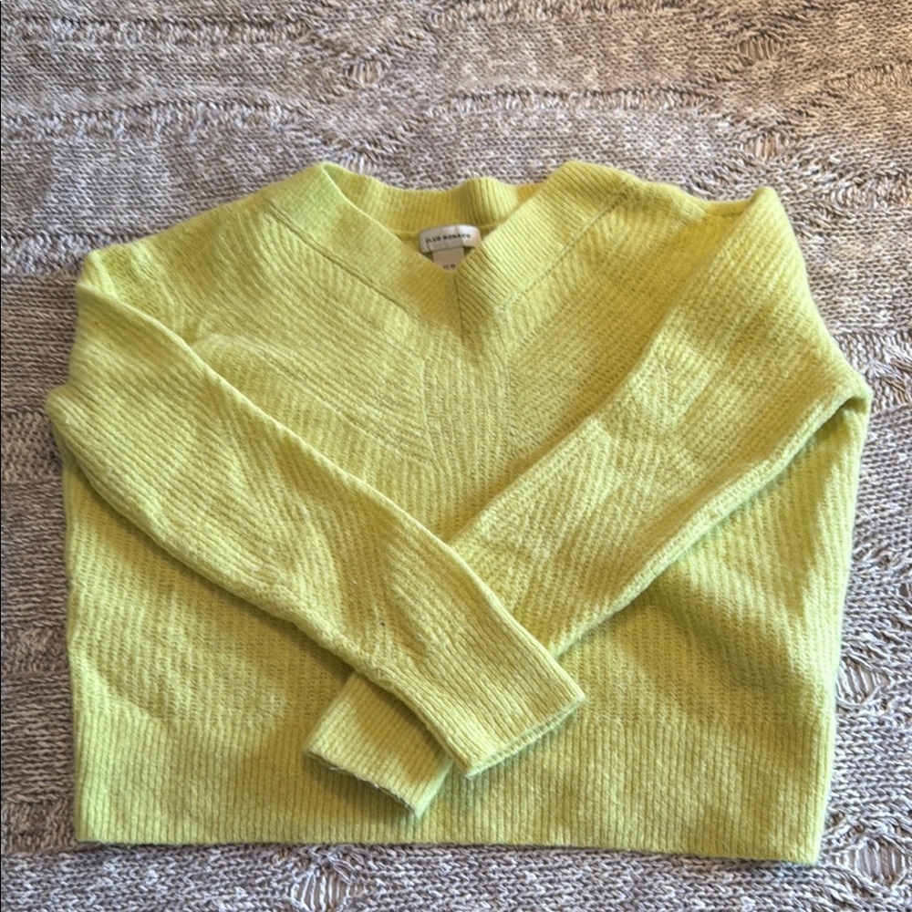 Club Monaco V-Neck Knit Sweater